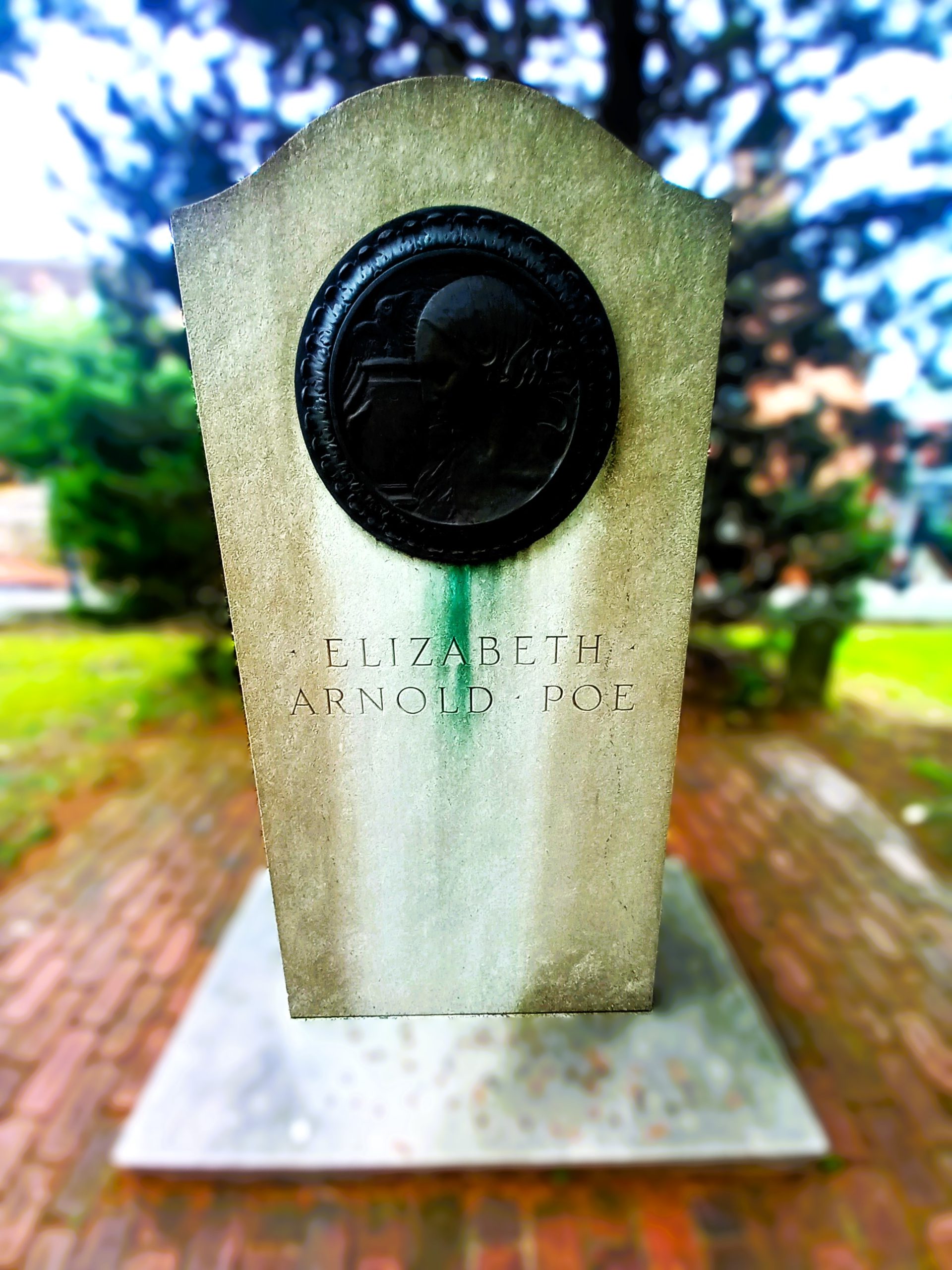 The grave of Eliza Poe Hollywood Cemetery richmond Va.